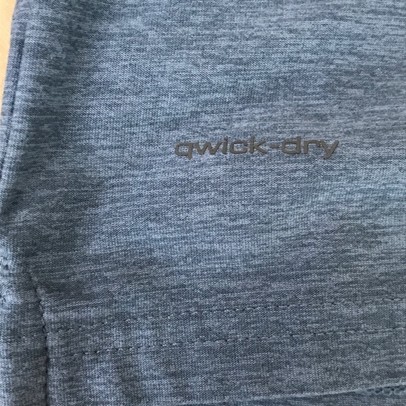 Al1ve Mens L Blue Polo Shirt Soft Short Sleeve Golf Quik- Dri - Picture 8 of 9